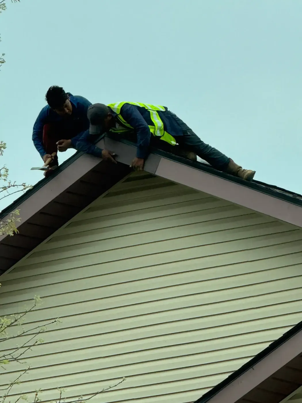 Commercial roof inspection documented in Edgewood